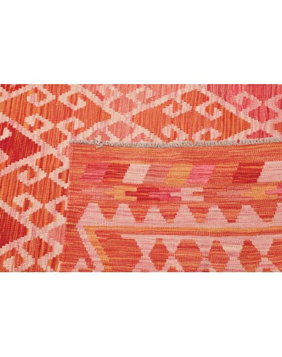 Tappeto Kilim Afghanistan arancione 260x293
