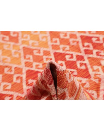 Tappeto Kilim Afghanistan arancione 260x293
