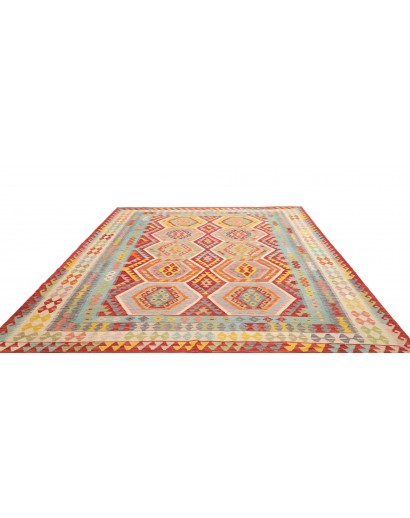 Tappeto Kilim Afghanistan marrone beige 254x287
