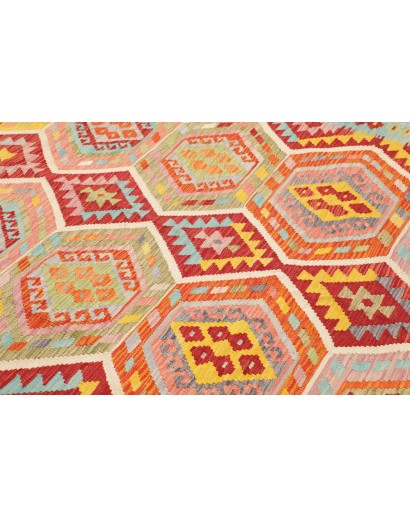 Tappeto Kilim Afghanistan marrone beige 254x287