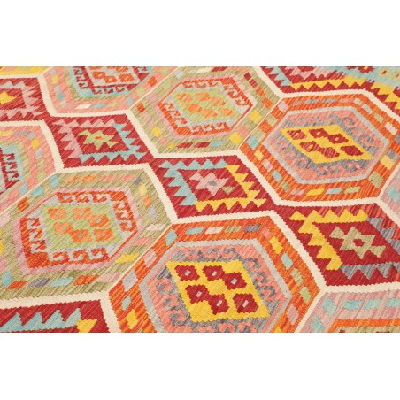 Tappeto Kilim Afghanistan marrone beige 254x287