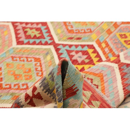 Tappeto Kilim Afghanistan marrone beige 254x287