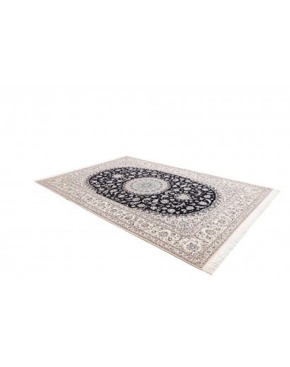 Tappeto Nain 6La Persia bianco blu 220x320