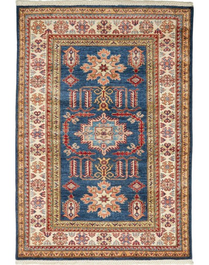 Tappeto Kazak Fine Pakistan marrone grigio 103x148