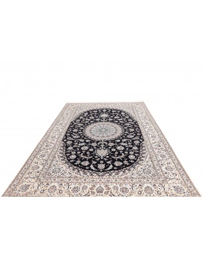 Tappeto Nain 6La Persia bianco blu 220x320