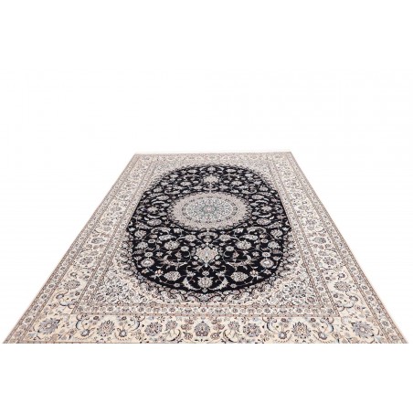 Tappeto Nain 6La Persia bianco blu 220x320