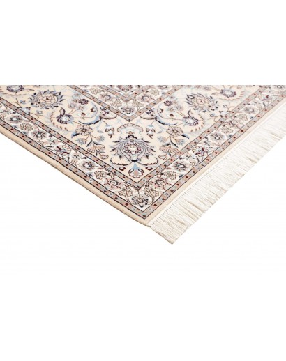 Tappeto Nain 6La Persia bianco blu 220x320