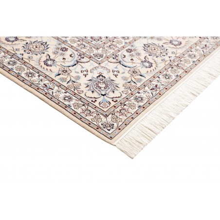 Tappeto Nain 6La Persia bianco blu 220x320