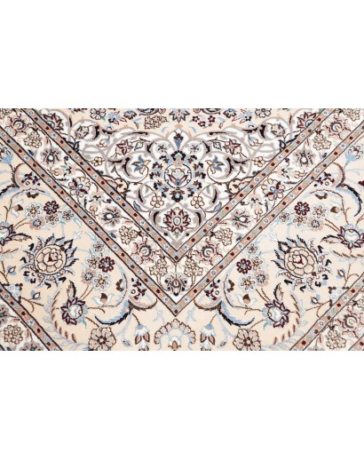 Tappeto Nain 6La Persia bianco blu 220x320