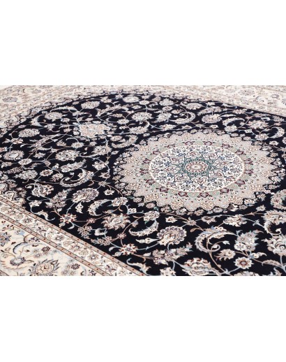 Tappeto Nain 6La Persia bianco blu 220x320