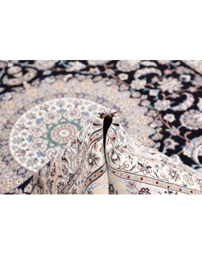 Tappeto Nain 6La Persia bianco blu 220x320