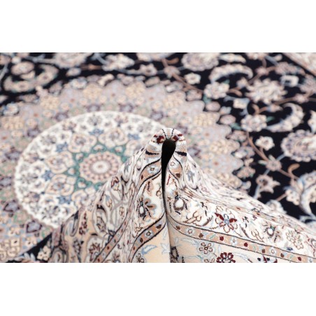 Tappeto Nain 6La Persia bianco blu 220x320