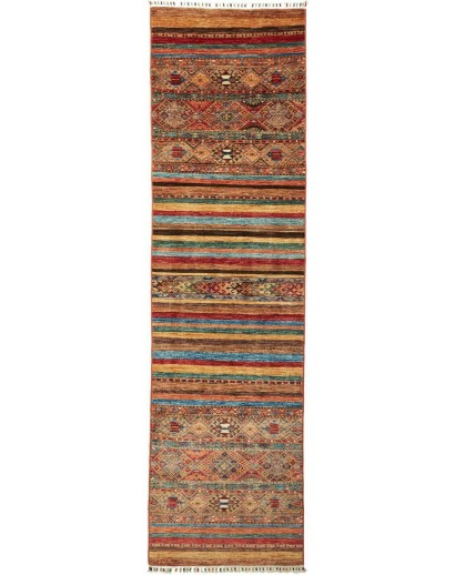 Tappeto Samarkand Pakistan marrone rosso 80x298