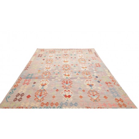 Tappeto Kilim Afghanistan beige rosso 199x293