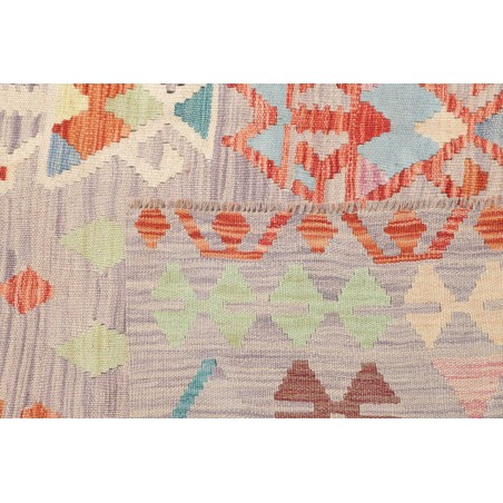 Tappeto Kilim Afghanistan beige rosso 199x293