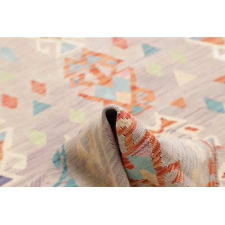 Tappeto Kilim Afghanistan beige rosso 199x293