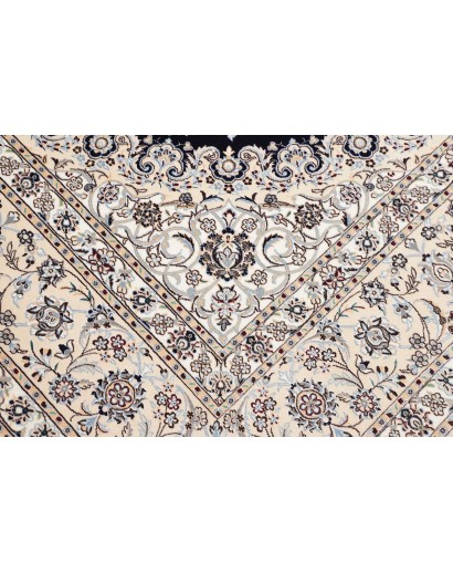 Tappeto Nain 6La Persia bianco grigio 213x305