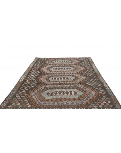 Tappeto Kilim Afghanistan azzurro 199x292