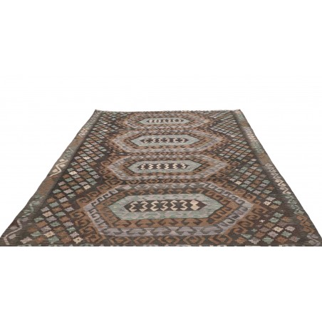 Tappeto Kilim Afghanistan azzurro 199x292