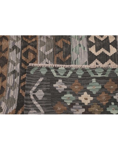 Tappeto Kilim Afghanistan azzurro 199x292