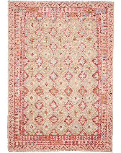 Tappeto Kilim Afghanistan marrone beige 216x303