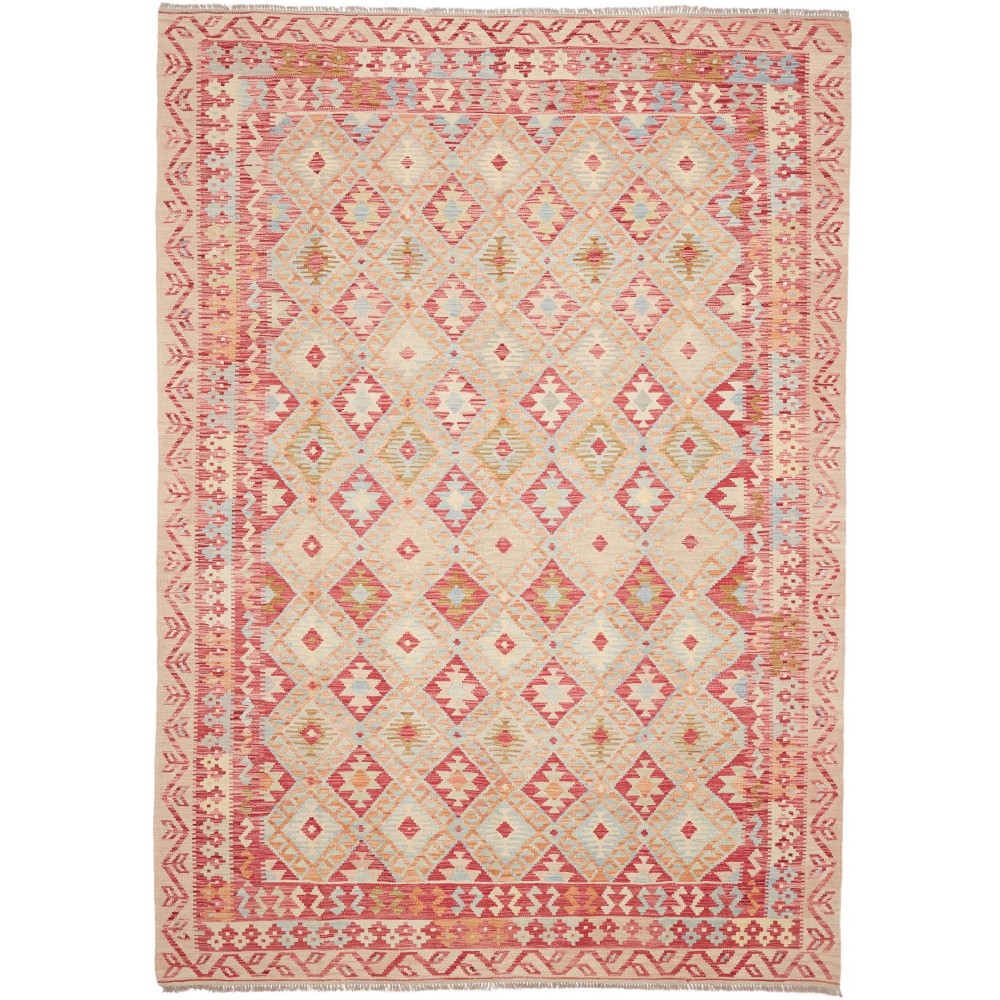 Tappeto Kilim Afghanistan marrone beige 216x303