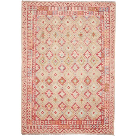 Tappeto Kilim Afghanistan marrone beige 216x303