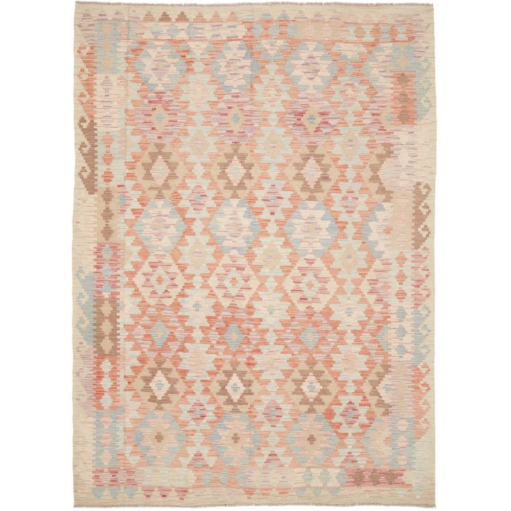 Tappeto Kilim Afghanistan marrone beige 204x287