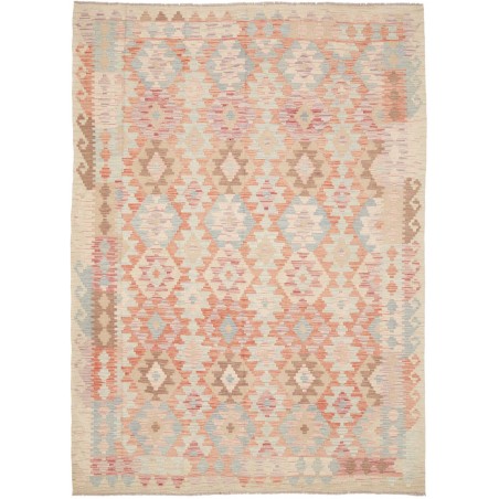 Tappeto Kilim Afghanistan marrone beige 204x287