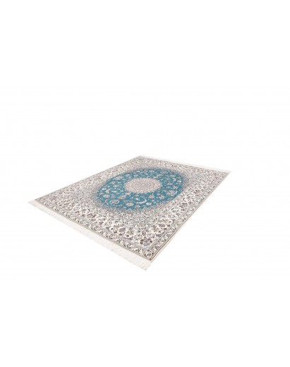 Tappeto Nain 6La Persia bianco verde 205x256