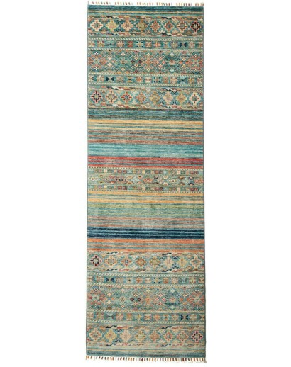Tappeto Rubin Pakistan verde marrone 79x240