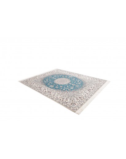 Tappeto Nain 6La Persia bianco verde 205x256
