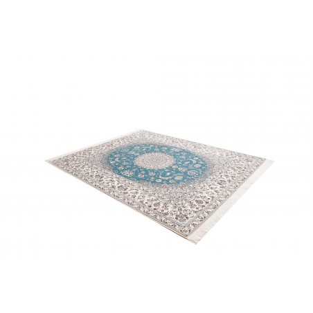 Tappeto Nain 6La Persia bianco verde 205x256