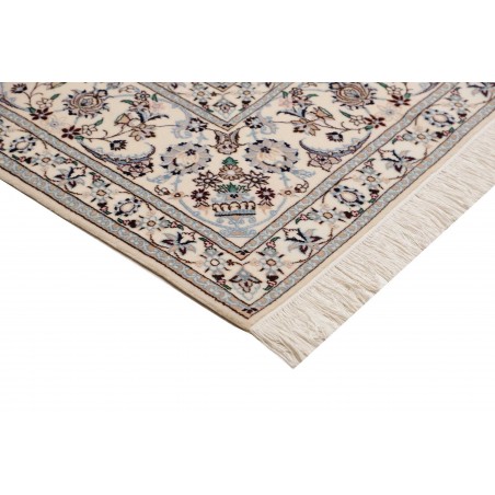 Tappeto Nain 6La Persia bianco verde 205x256