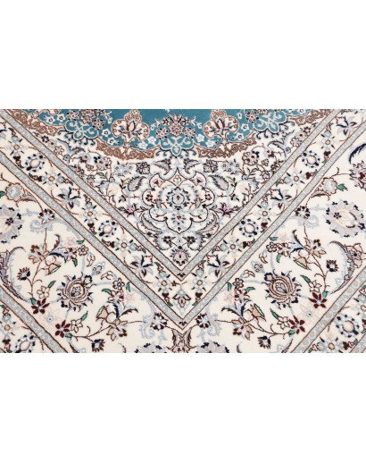 Tappeto Nain 6La Persia bianco verde 205x256