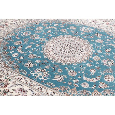 Tappeto Nain 6La Persia bianco verde 205x256