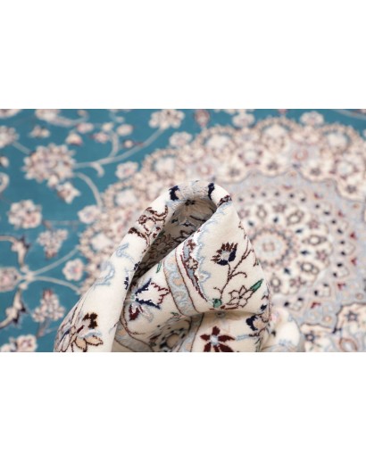 Tappeto Nain 6La Persia bianco verde 205x256