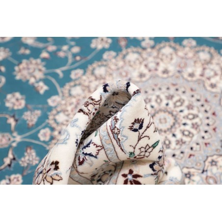 Tappeto Nain 6La Persia bianco verde 205x256