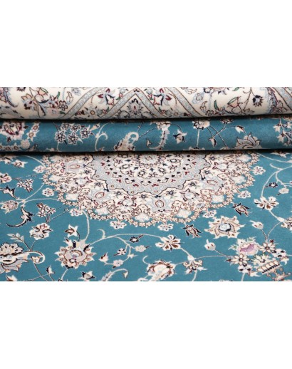 Tappeto Nain 6La Persia bianco verde 205x256