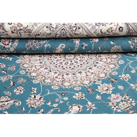 Tappeto Nain 6La Persia bianco verde 205x256