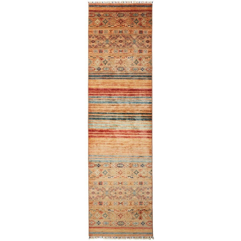 Tappeto Rubin Pakistan marrone beige 80x293 Tappeto Rubin Pakistan marrone beige 80x293