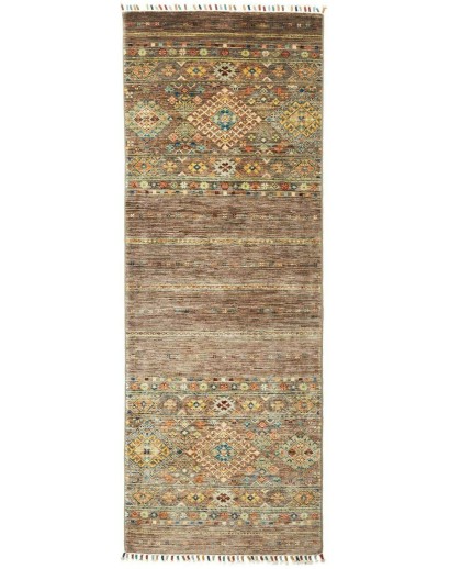 Tappeto Rubin Pakistan bianco grigio 72x202