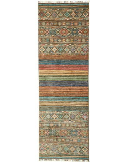 Tappeto Rubin Pakistan bianco marrone 80x254