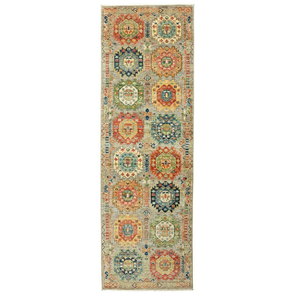 Tappeto Tribal Pakistan marrone 79x249 Tappeto Tribal Pakistan marrone 79x249