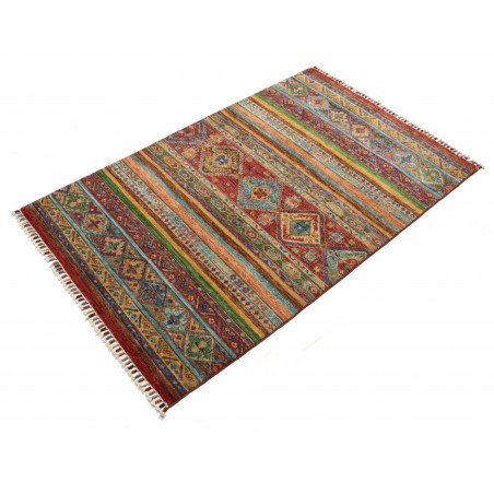 Tappeto Samarkand Pakistan azzurro grigio 100x159