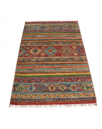 Tappeto Samarkand Pakistan azzurro grigio 100x159