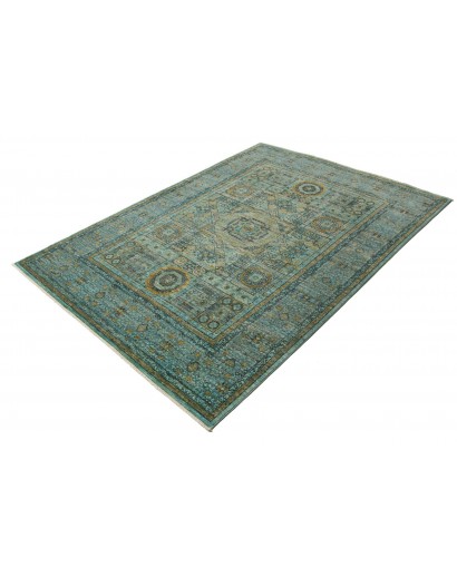 Tappeto Mamlouk Pakistan azzurro grigio 149x199