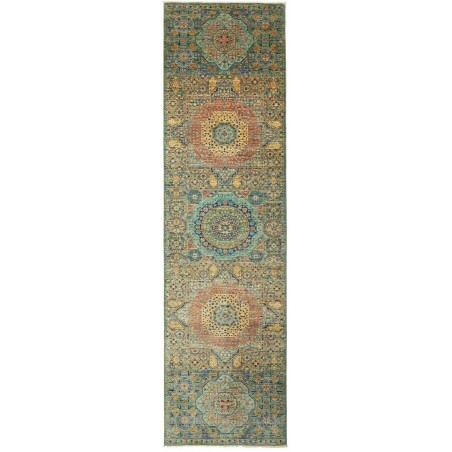 Tappeto Mamlouk Pakistan bianco marrone 80x290