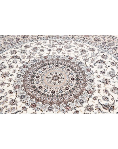 Tappeto Nain 6La Persia bianco blu 250x250