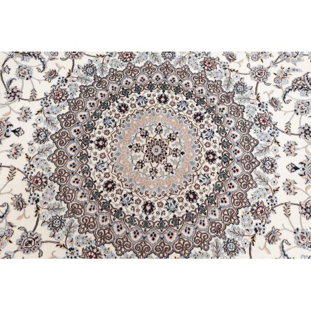 Tappeto Nain 6La Persia bianco blu 250x250